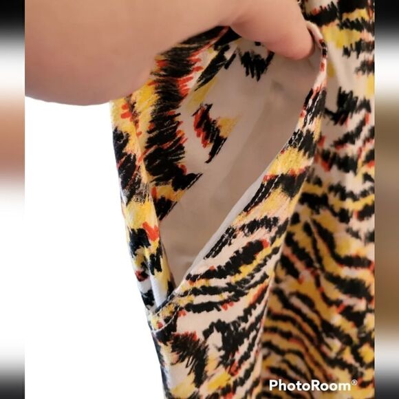 Rachel Comey Women's Plus Size Animal Print 3/4 Sleeve Jumpsuit NWT Size 14 - Picture 6 of 15